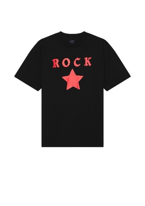 Pleasures Rockstar T-Shirt in Black. Size M, XL/1X.