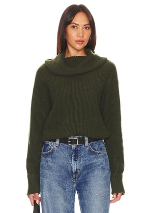 PAIGE Evonne Sweater in Green. Size M, S, XL, XS.