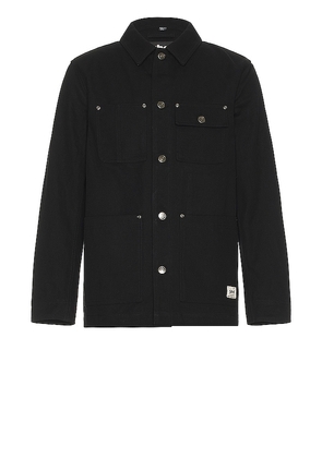 Schott Chore Jacket in Black. Size M, XL/1X.