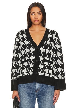 Sanctuary Warms My Heart Cardigan in Black,White. Size M, S, XL, XS.