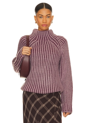 Steve Madden Terra Sweater in Mauve. Size M, S, XL, XS.