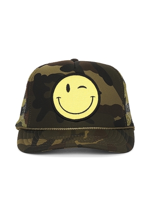 Friday Feelin Winky Hat in Army.