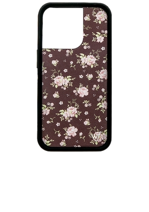 Wildflower Iphone 14 Pro Case in Brown.