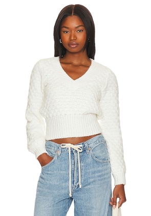 Tularosa Carli Sweater in Ivory. Size M, S, XL.