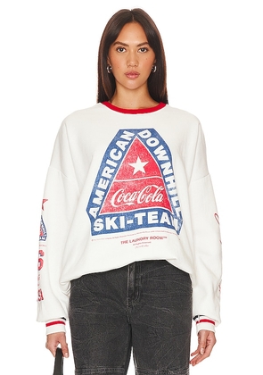 The Laundry Room American Downhill Ski Team Jumper in White. Size M, S.