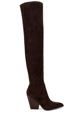 Veronica Beard Lalita Boot in Chocolate. Size 6.5, 9.5.