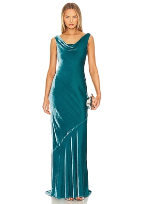 SALONI Asher Dress in Blue. Size 2, 4, 6.