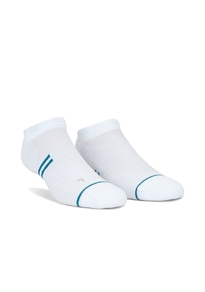 Stance Athletic Tab Sock in White. Size .