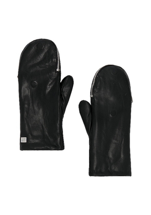 Soia & Kyo Betrice Mittens in Black. Size M, S.