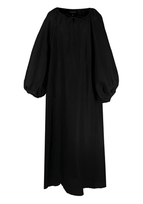 Cynthia Rowley scoop-neck maxi tunic dress - Black
