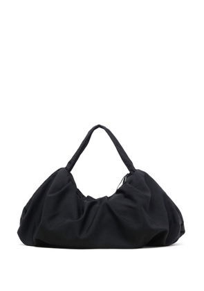 Y's draped shoulder bag - Black