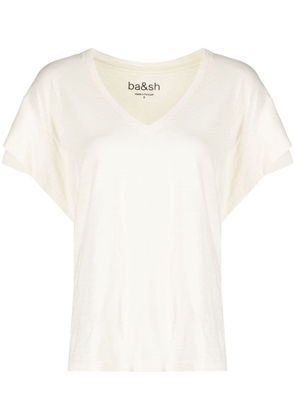 Ba&Sh Viny V-neck T-Shirt - White