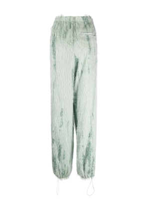 AMIRI graphic-print elasticated-waistband track pants - Green