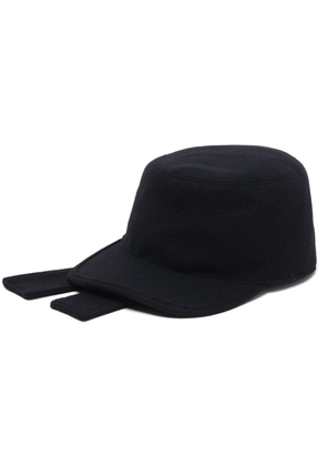 Y's Mosser wool-blend cap - Black