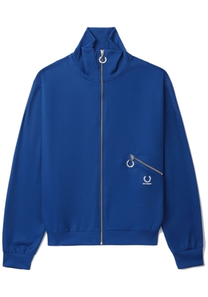 Fred Perry x Raf Simons logo-print jacket - Blue