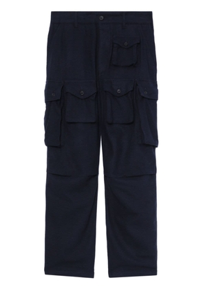 Engineered Garments straight-leg cargo trousers - Blue