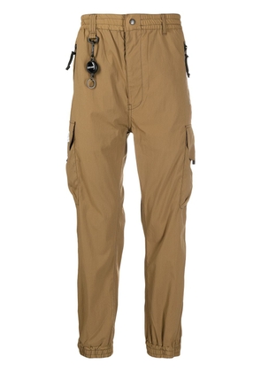 izzue straight-leg cargo trousers - Brown