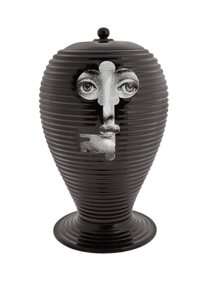 Fornasetti Jar by 'Bitossi Ceramiche' - Black