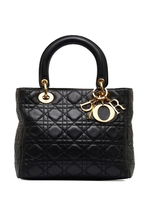 Christian Dior 2000-2010 pre-owned medium Cannage Lady Dior handbag - Black
