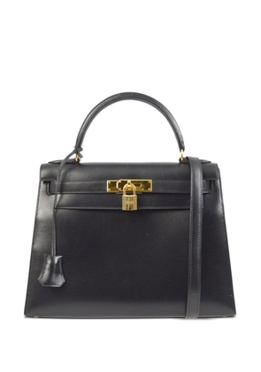 Hermès 1997 pre-owned Kelly 28 Sellier two-way handbag - Black