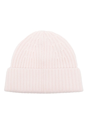 Lisa Yang ribbed-knit cashmere beanie - Pink