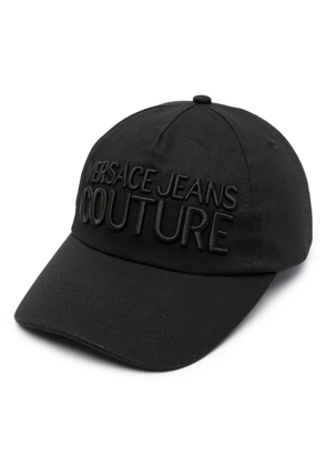 Versace Jeans Couture logo-embroidered cotton cap - Black
