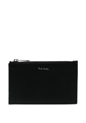 Paul Smith leather zipped wallet - Black
