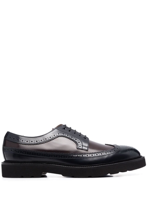 Paul Smith punch hole-detailed leather brogues - Brown