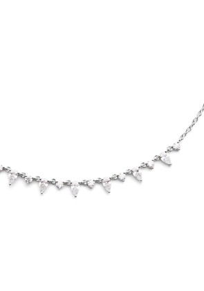 Kenneth Jay Lane crystal-embellished chain necklace - Silver