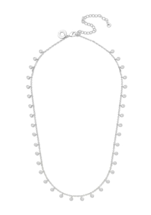 Kenneth Jay Lane crystal-embellished chain necklace - Silver
