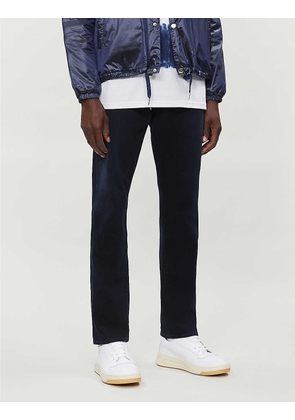 London tapered stretch-denim jeans