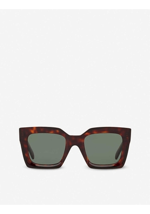 CL40130I tortoiseshell acetate sunglasses