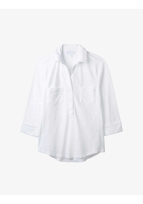Relaxed-fit cotton-jersey shirt