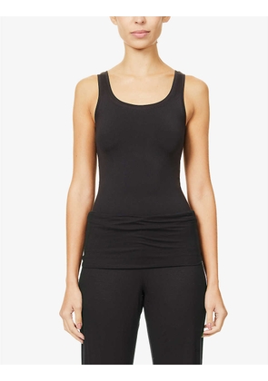 Touch Feeling stretch-woven vest top