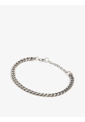 Scale sterling-silver chain bracelet