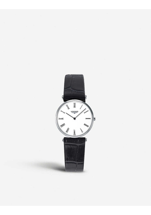Longines L4.512.4.11.2 La Grande Classique steel watch, Mens, sapphire