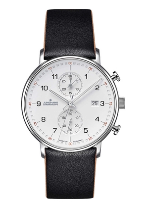 041/4770.00 Form-C stainless steel and leather chronograph watch