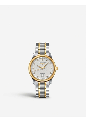 L26285777 Master 18ct yellow gold and stainless steel watch