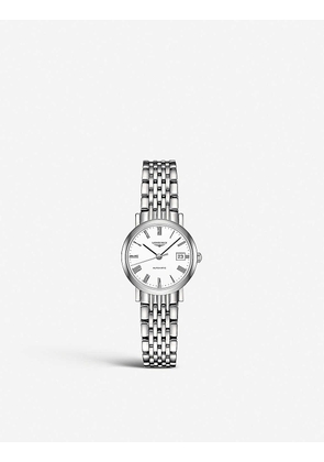 Longines Women's White L4.309.4.11.6 Elegant Stainless Steel Watch