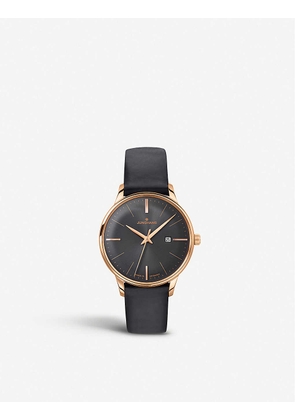 047/7572.00 Meister Damen rose gold-plated and leather watch