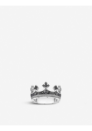 Rebel Kingdom crown silver ring