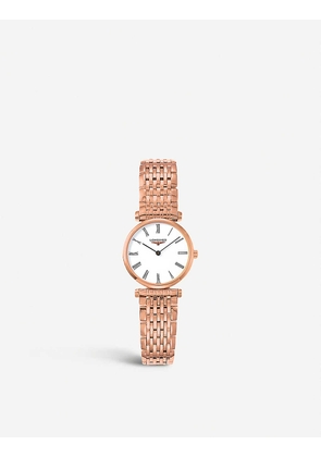 Longines Women's Gold L4.209.1.11.8 La Grande Classique Rose Gold-Plated Watch