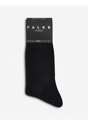 Falke Men's Navy Blue Tiago Socks, Size: 45