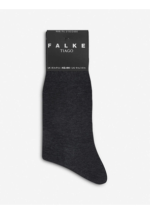 Falke Men's Charcoal Tiago Socks, Size: 45