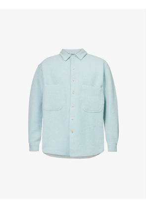 Shetland Tweed relaxed-fit wool and cotton-blend overshirt
