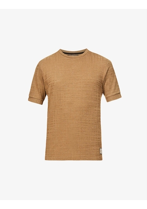 Belmont Otto textured stretch-woven T-shirt