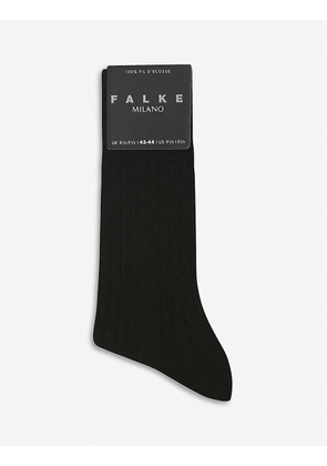 Falke Men's Black Milano Socks, Size: 4344