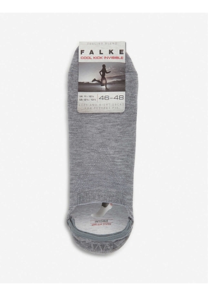 Falke Men's Grey Cool Kick Invisible Socks, Size: 5.5-7.5