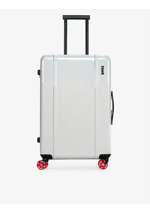 Check-In branded shell suitcase