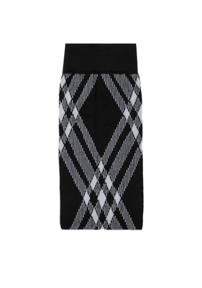 Burberry Wool-Blend Check Tights
